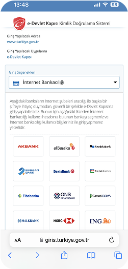 e-Devlet’e Git"  butonuna tıklayarak onay sürecini başlatın