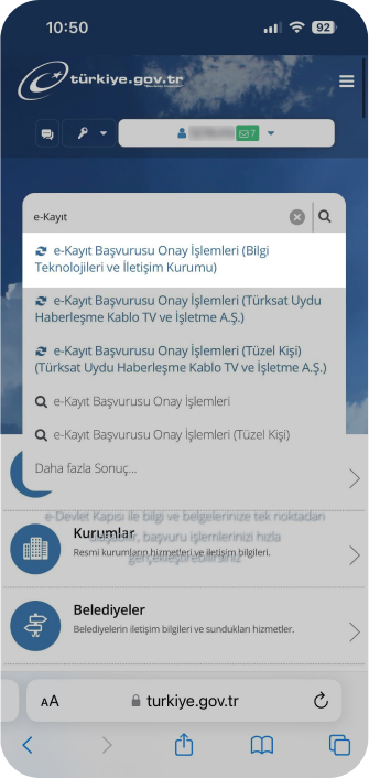Başvurunuza kolayca ulaşın