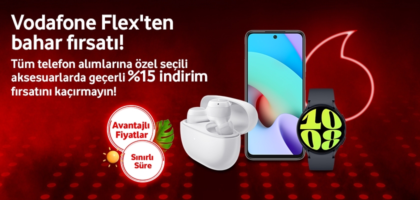 Vodafone flexten bahar fırsatı- telefonlartab