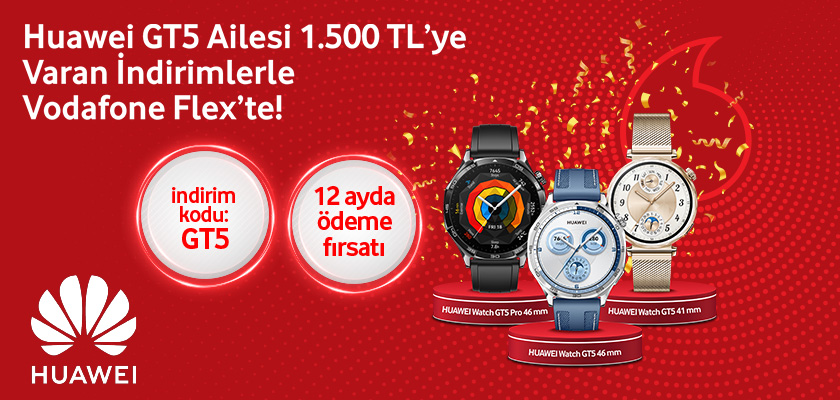 Huawei GT5 Ailesi_1500TL İndirim- giyilebilirtab