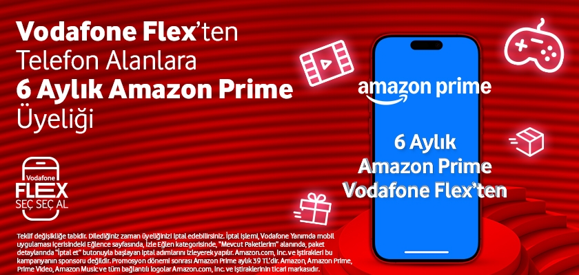 Amazon prime üyeliği hediye- telefonlar