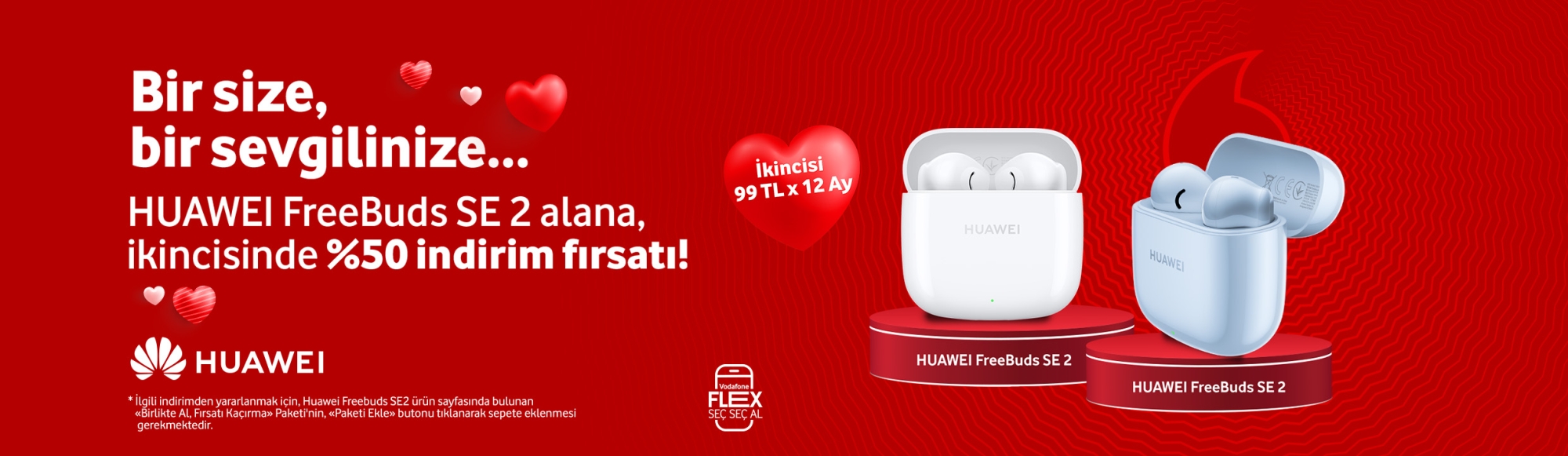 Huawei Freebuds SE2 alana ikincisi %50 indirim- aksesuarlartab