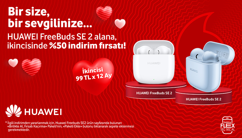 Huawei Freebuds SE2 alana ikincisi %50 indirim- aksesuarlartab