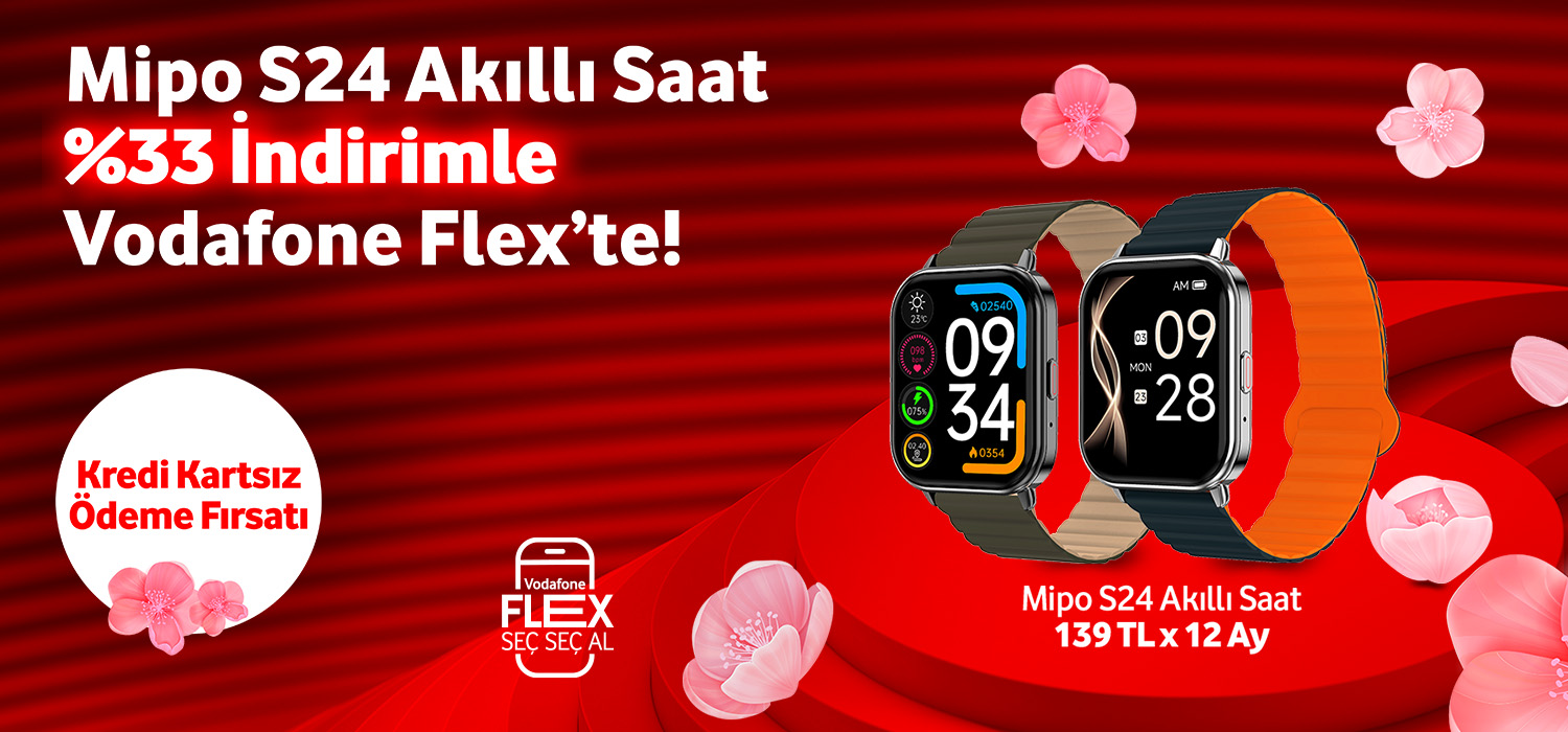 Mipo S24 Akıllı Saat %33 indirimle - giyilebilirtab
