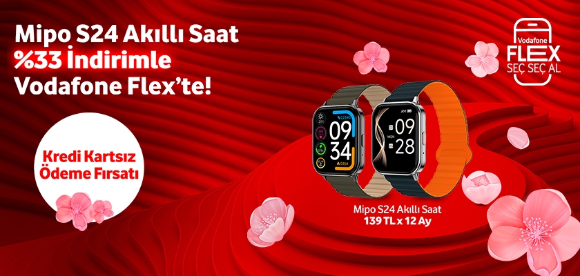 Mipo S24 Akıllı Saat %33 indirimle - giyilebilirtab