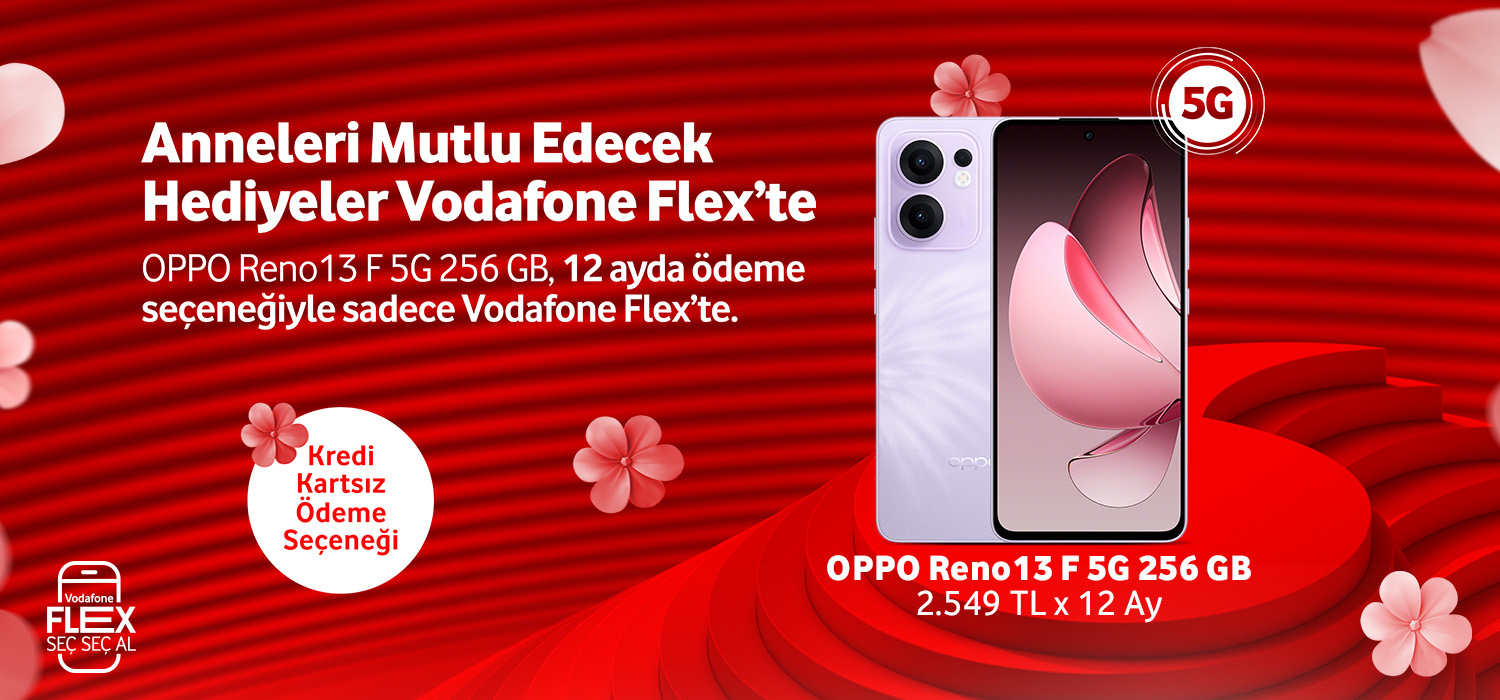 Anneler Günü OPPO Reno13 F 5G 12 Ayda Ödeme - ayınfırsatlarıtab