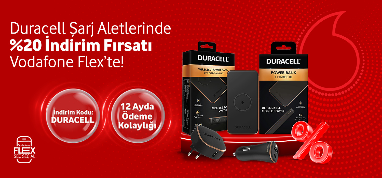 Duracell promocode %20 indirim - aksesuarlar