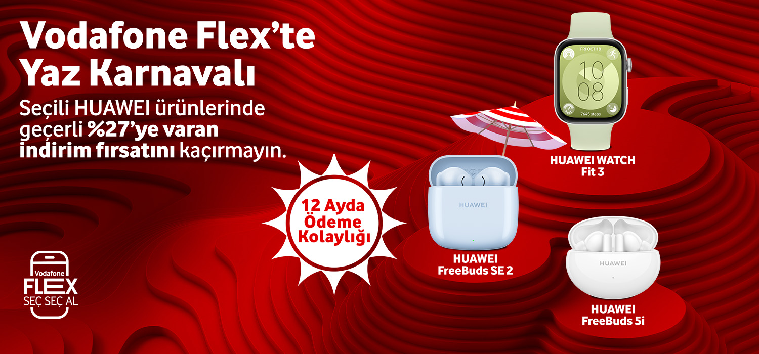 Huawei ürünlerinde geçerli %27 indirim - giyilebilirtab