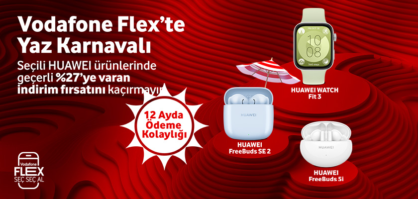 Huawei ürünlerinde geçerli %27 indirim - giyilebilirtab