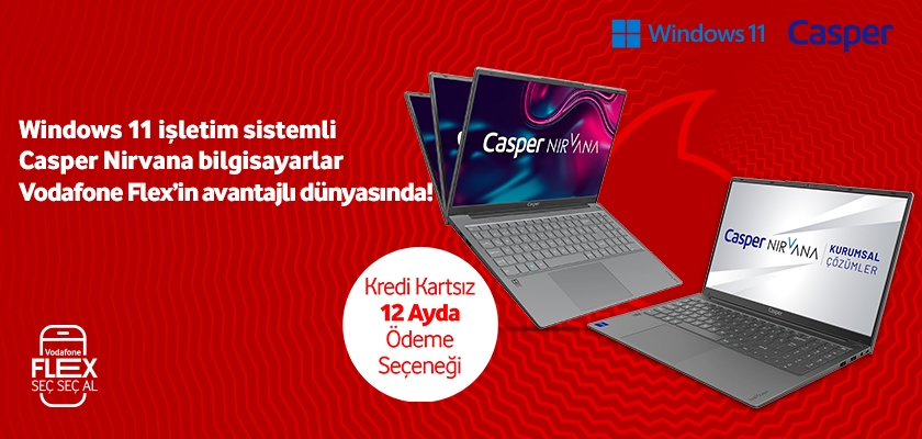 Casper Nirvana Bilgisayaralar, Windows 11 işletim -tabletbilgisayartab