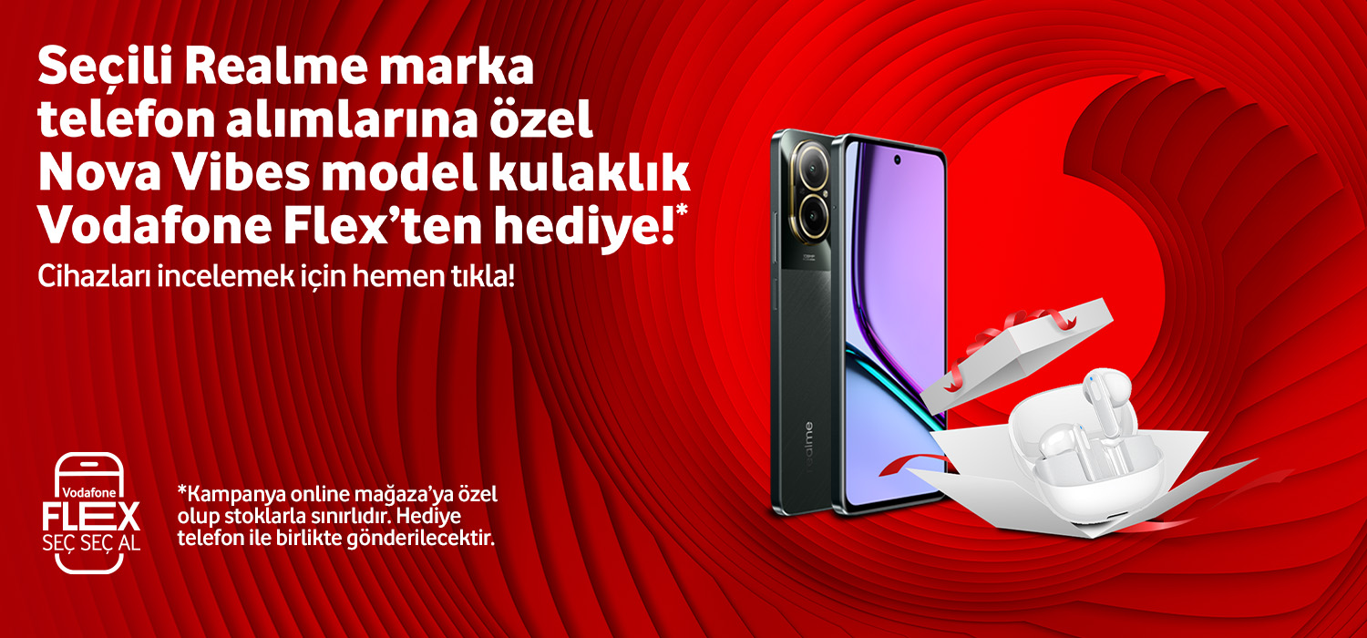Realme telefonlara nova vibes kulaklık hediye