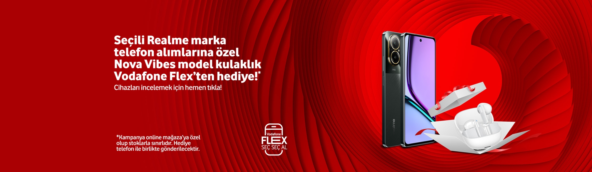 Realme telefonlara nova vibes kulaklık hediye
