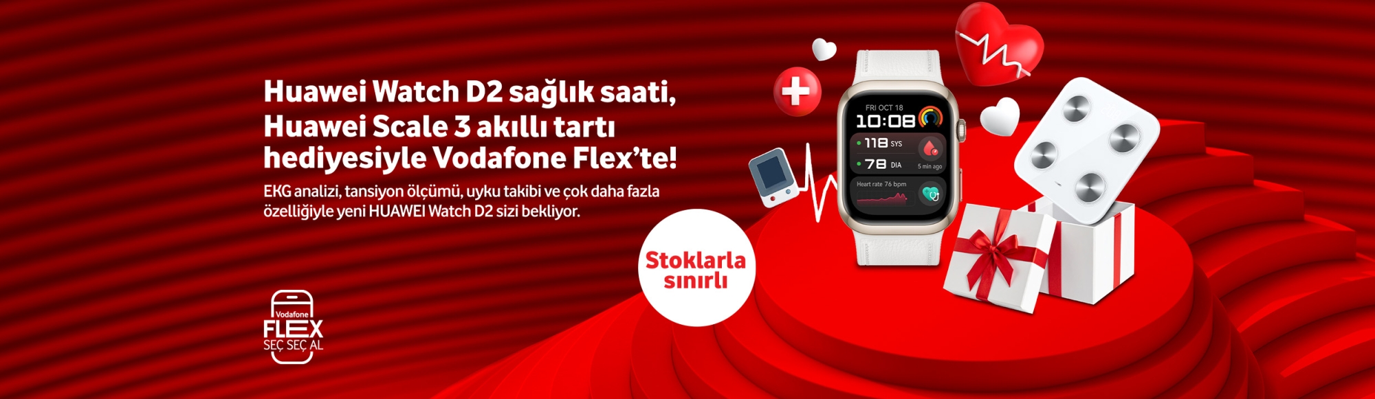 Huawei Watch D2 Akıllı Tartı Hediye - giyilebilirtab