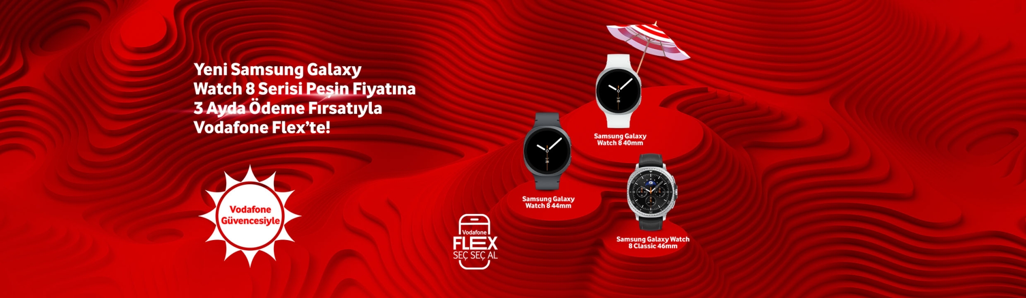 Samsung Galaxy Watch8 serisi PFT3 Ayda ödeme - giyilebilirtab