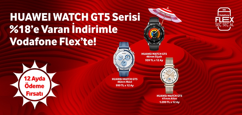 Huawei Watch GT5 serisi %18'e varan indirimle - giyilebilirtab