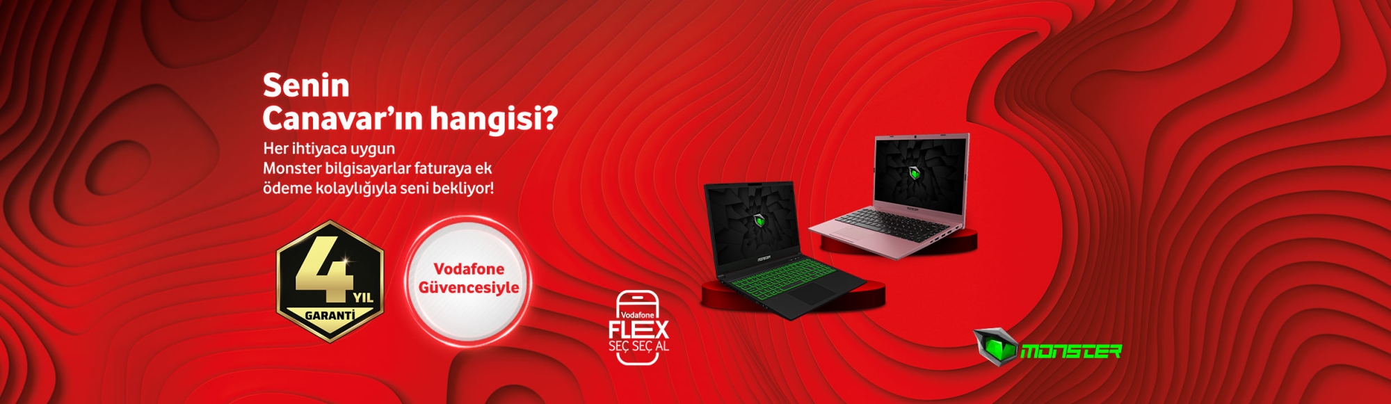 Monster bilgisayarlar 4 Yıl Garanti -tabletbilgisayartab