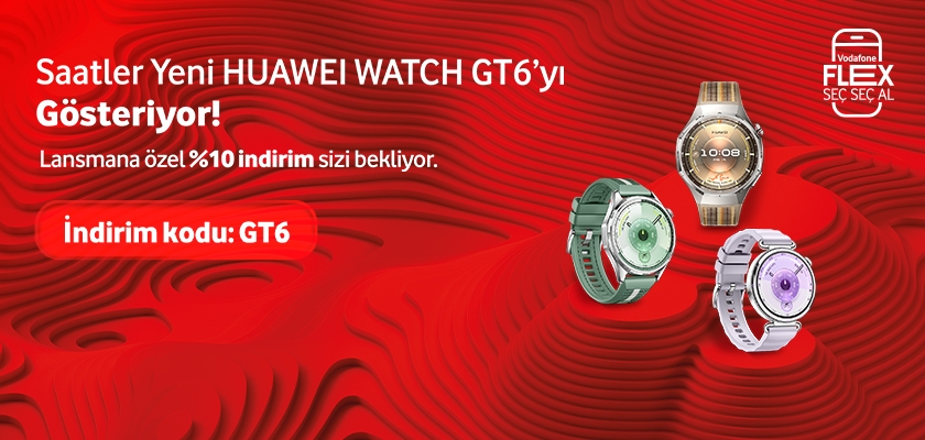Huawei Watch GT6 Promocode- giyilebilirtab