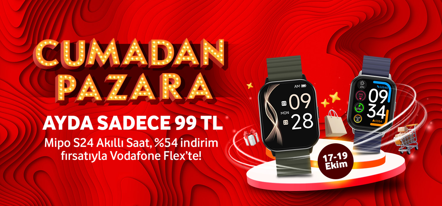 Cumadan Pazara Mipo S24 Akıllı Saat - giyilebilirtab