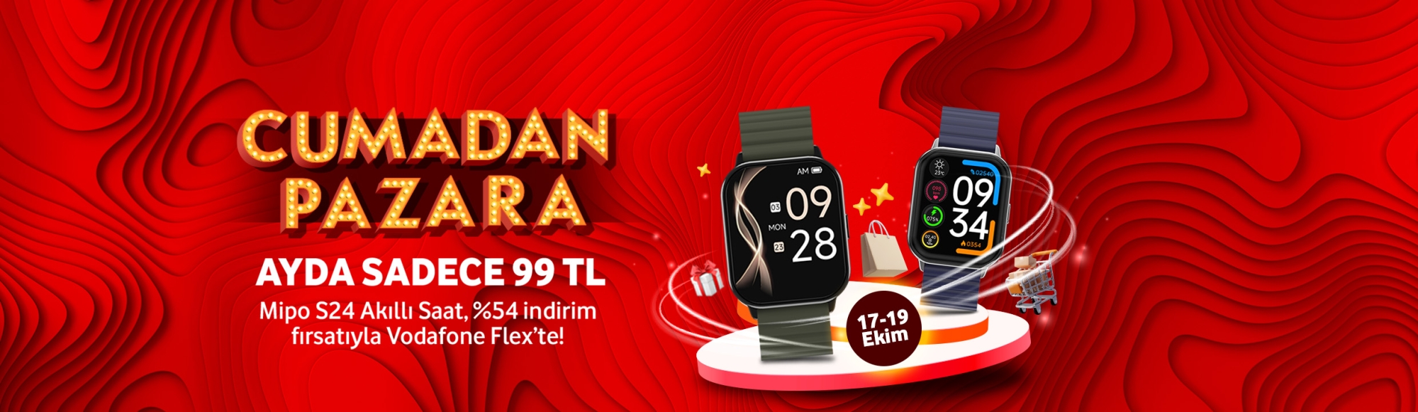 Cumadan Pazara Mipo S24 Akıllı Saat - giyilebilirtab