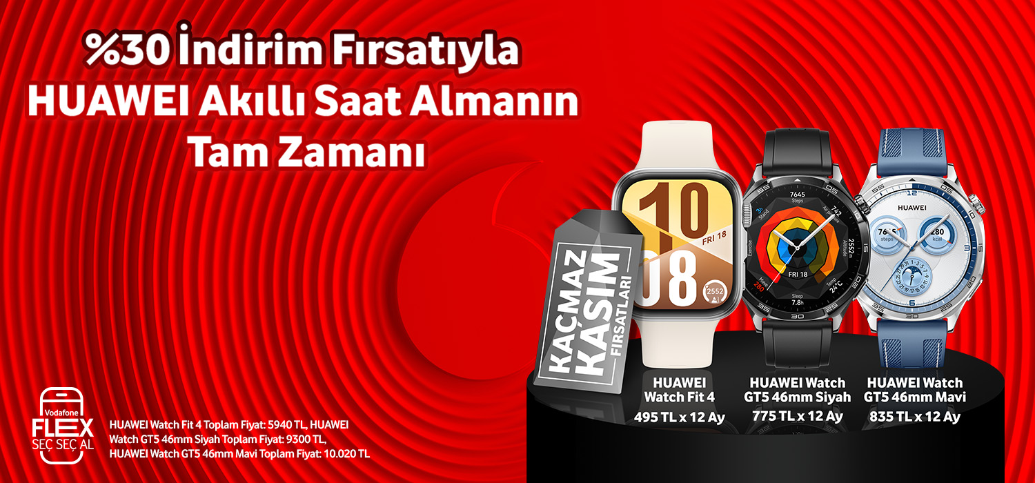 Huawei Akıllı Saat %30 indirim - giyilebilirtab