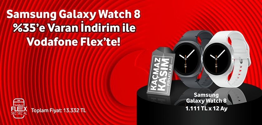 Samsung Galaxy Watch 8 %35 indirim ile - giyilebilirtab