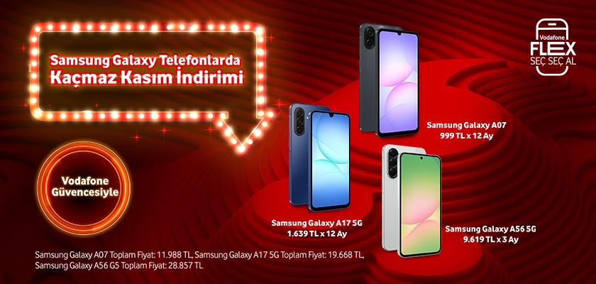 Samsung Galaxy Telefonlarda Kaçmaz Kasım İndirimleri - telefonlartab