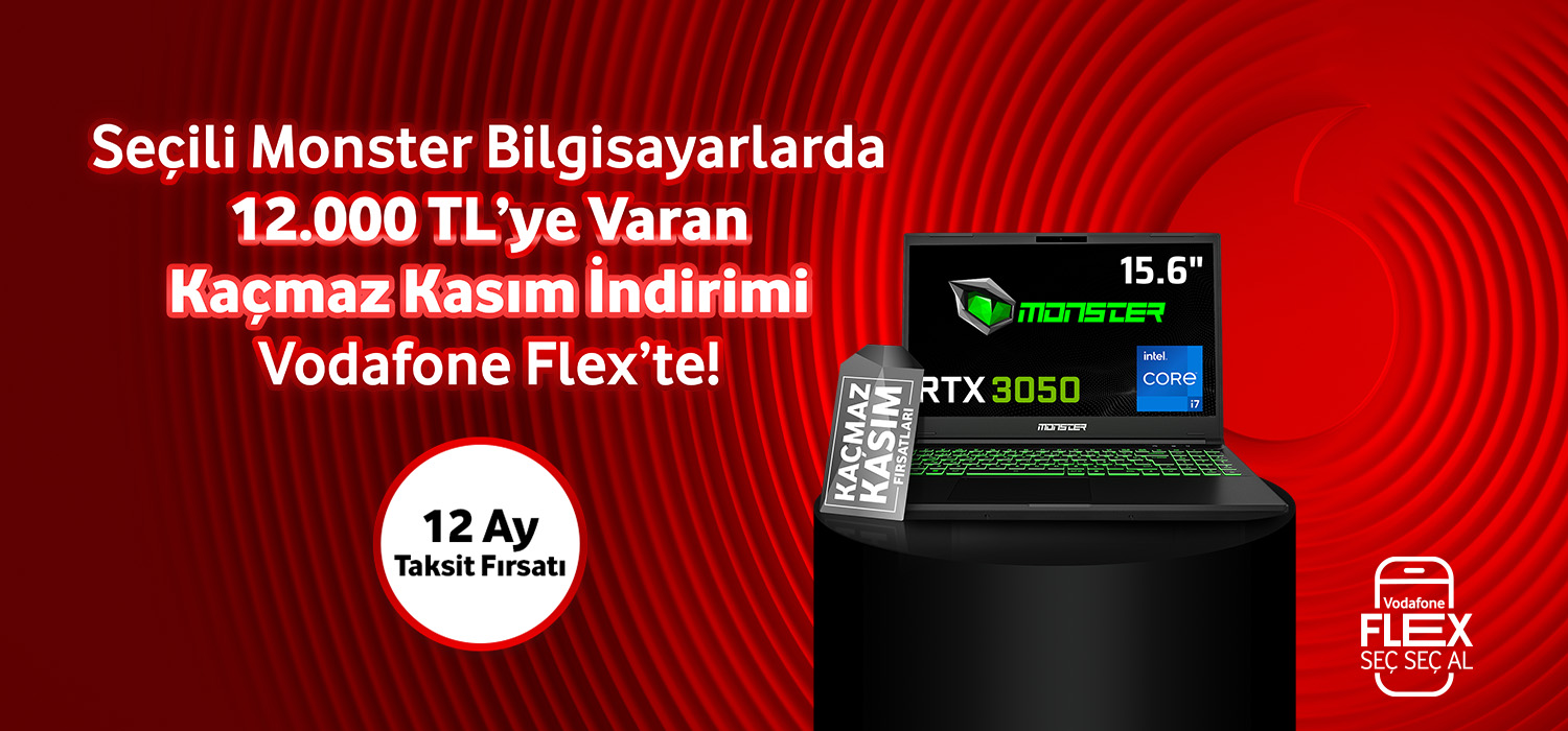 Seçili Monster Bilgisayarlarda 12.000 TL'ye Varan - tabletbilgisayartab