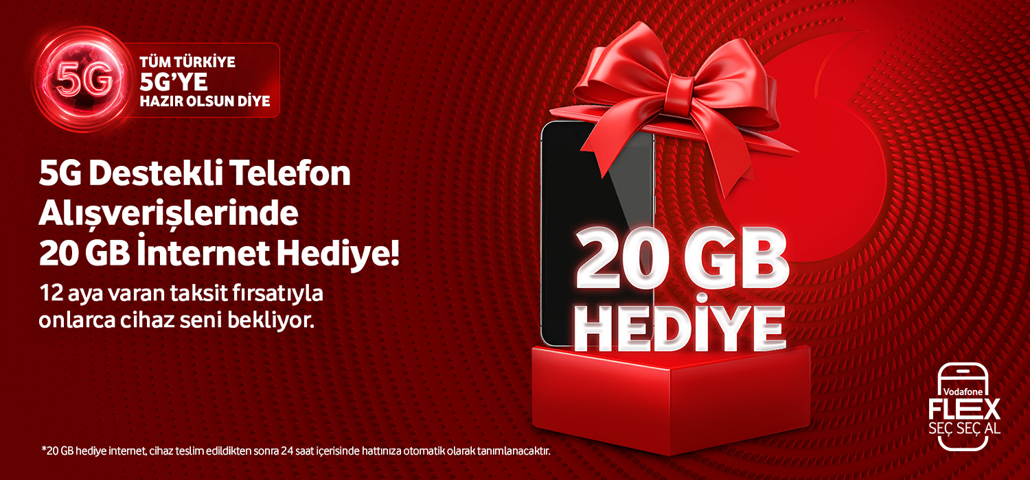 5G Destekli Telefon Alışverişlerinde 20GB İnternet Hediye - ayınfırsatlarıtab