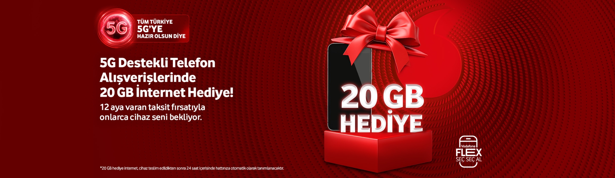 5G Destekli Telefon Alışverişlerinde 20GB İnternet Hediye - telefonlartab