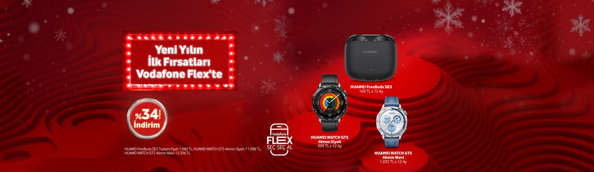 Huawei Yeni Yılın İlk Fırsatları %34'e varan indirim - giyilebilirtab