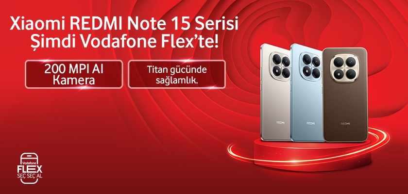 Xiaomi Redmi 15 Serisi Şimdi Vodafone Flex'te