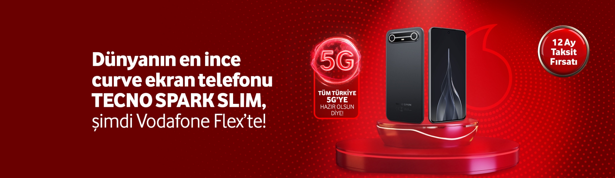 TECNO Spark Slim şimdi Vodafone Flex'te!
