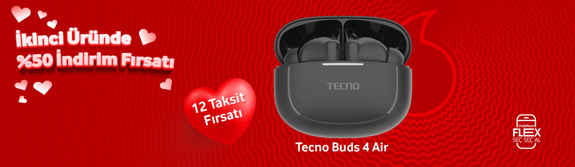 Tecno Buds 4 Air_İkinci üründe %50 indirim fırsatı- aksesuarlartab