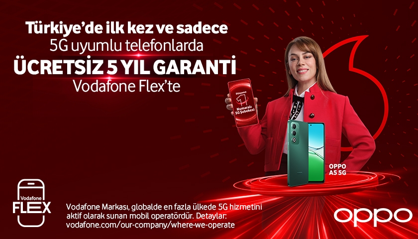 OPPO Türkiye'de ilk kez ve sadece 5G uyumlu telefonlarda 5 yıl garanti