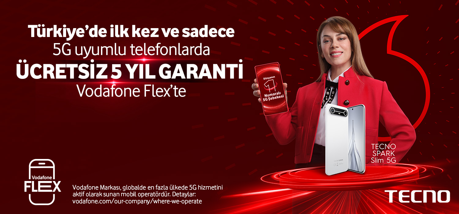 Tecno Türkiye'de ilk kez ve sadece 5G uyumlu telefonlarda 5 yıl garanti