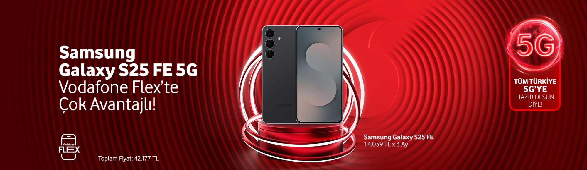 Samsung Galaxy S25 FE 5G Vodafone Flex'te çok avantajlı - ayınfırsatlarıtab