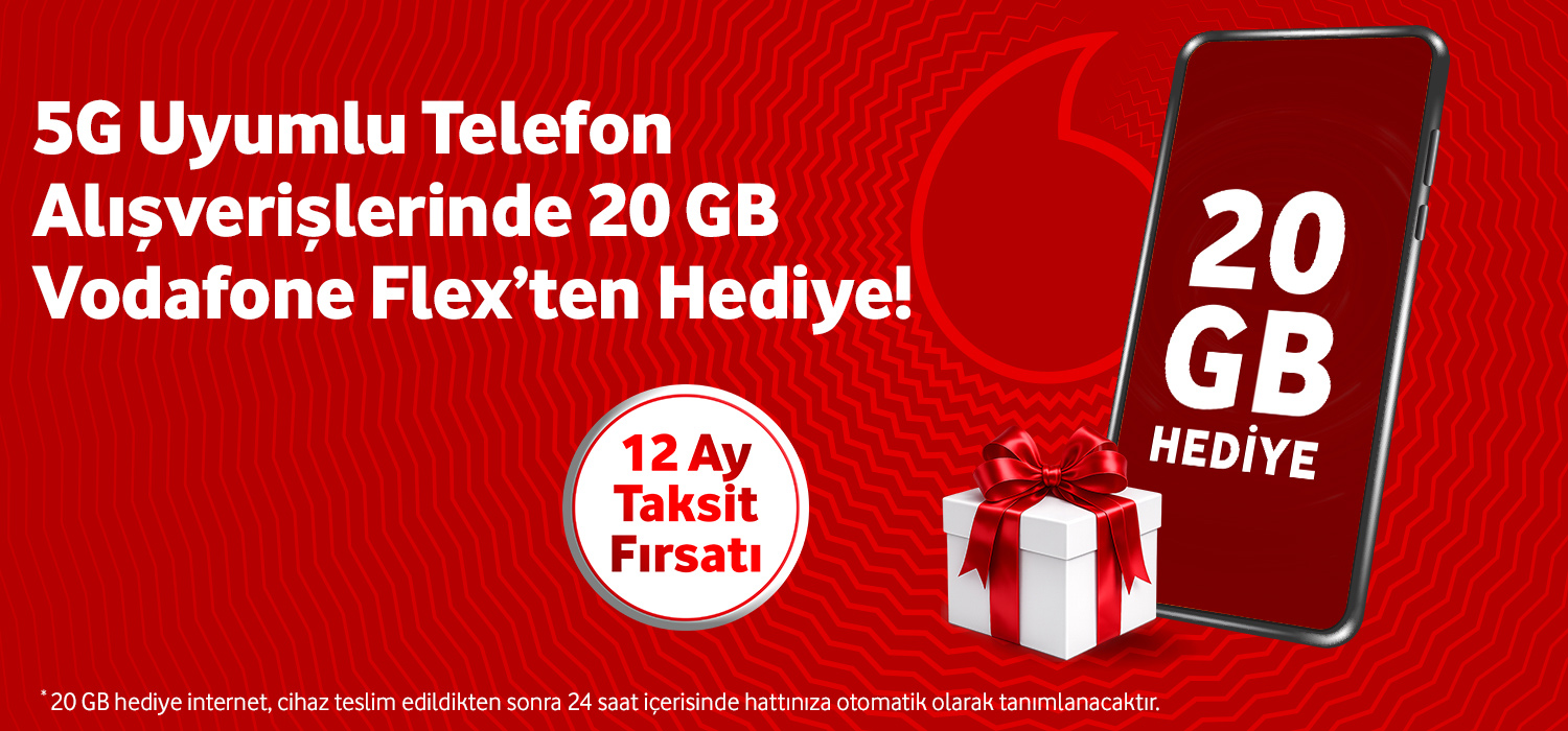5G uyumlu telefon alışverişlerinde,20GB hediye- ayınfırsatlarıtab