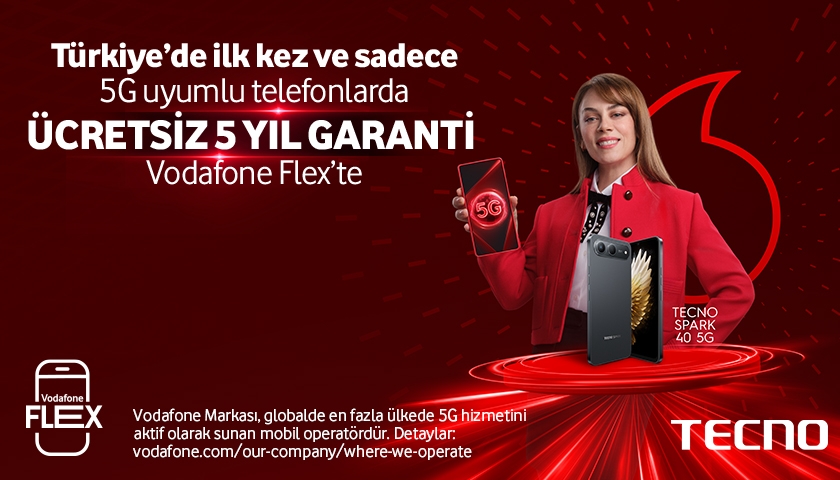 Tecno Türkiye'de ilk kez ve sadece 5G uyumlu telefonlarda ücretsiz 5 yıl garanti- Telefonlartab