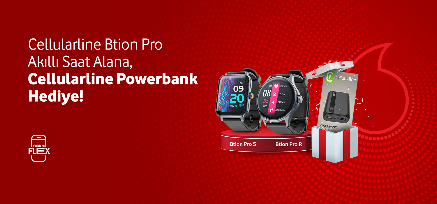 Cellularline Btion Pro Akıllı Saat Alana, Cellularline Powerbank Hediye! - giyilebilirtab