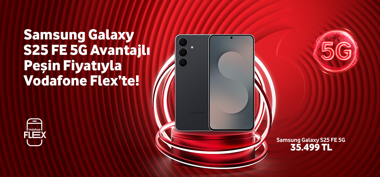 Samsung Galaxy S25 FE 5G avantajlı peşin fiyatıyla Vodafone Flex'te - ayınfırsatlarıtab