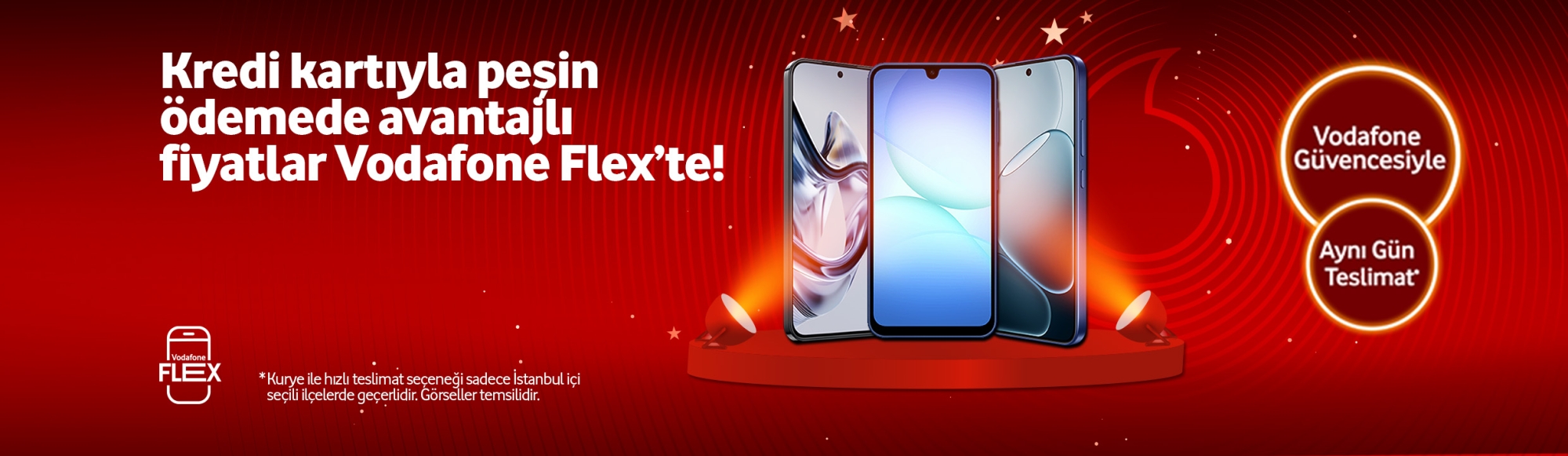 Kredi kartıyla peşin ödemede avantajlı fiyatlar Vodafone Flex'te! - ayınfırsatlarıtab