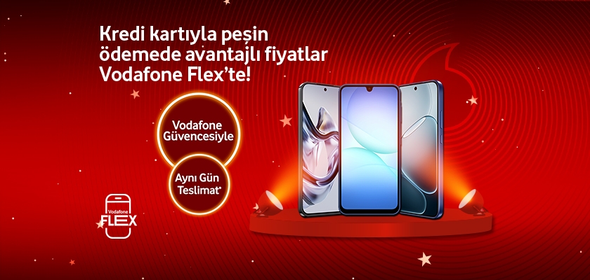 Kredi kartıyla peşin ödemede avantajlı fiyatlar Vodafone Flex'te! - ayınfırsatlarıtab