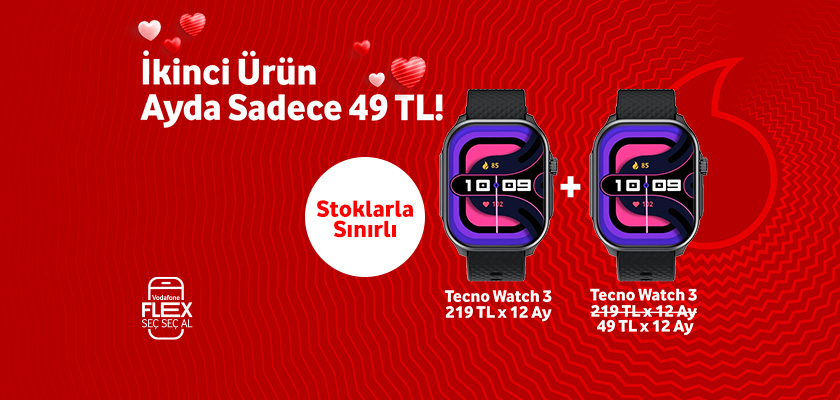 Tecno watch 3 Active, ikinci ürün ayda sadece 49 TL - giyilebilirtab
