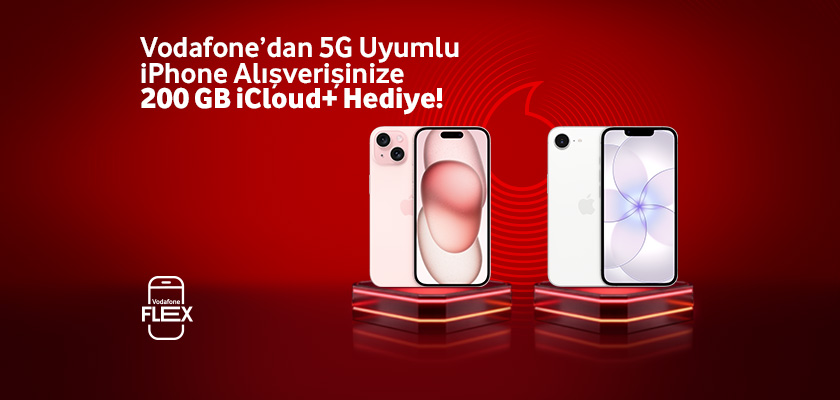 5G uyumlu IPhone alışverişinize 200GB iCloud+ Hediye  - ayınfırsatlarıtab