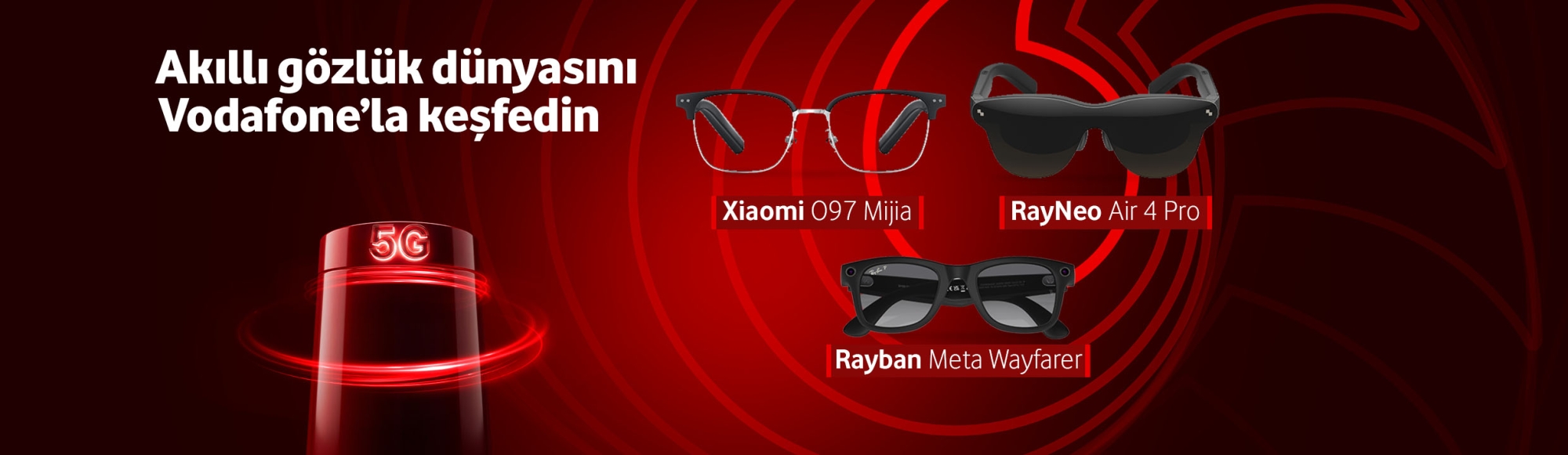 Akıllı gözlük dünyasını Vodafone'la keşfedin - yeninesilürünlertab