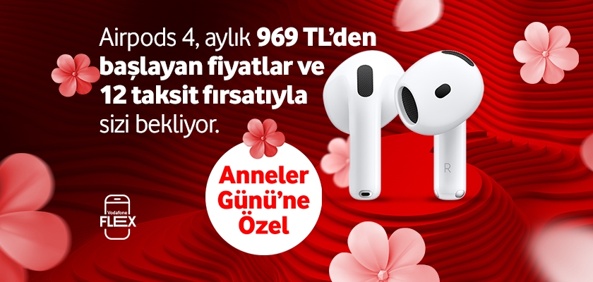Airpods 4, aylık 986 TL'den başlayan fiyatlar ve 12 taksit fırsatıyla sizi bekliyor - aksesuarlartab