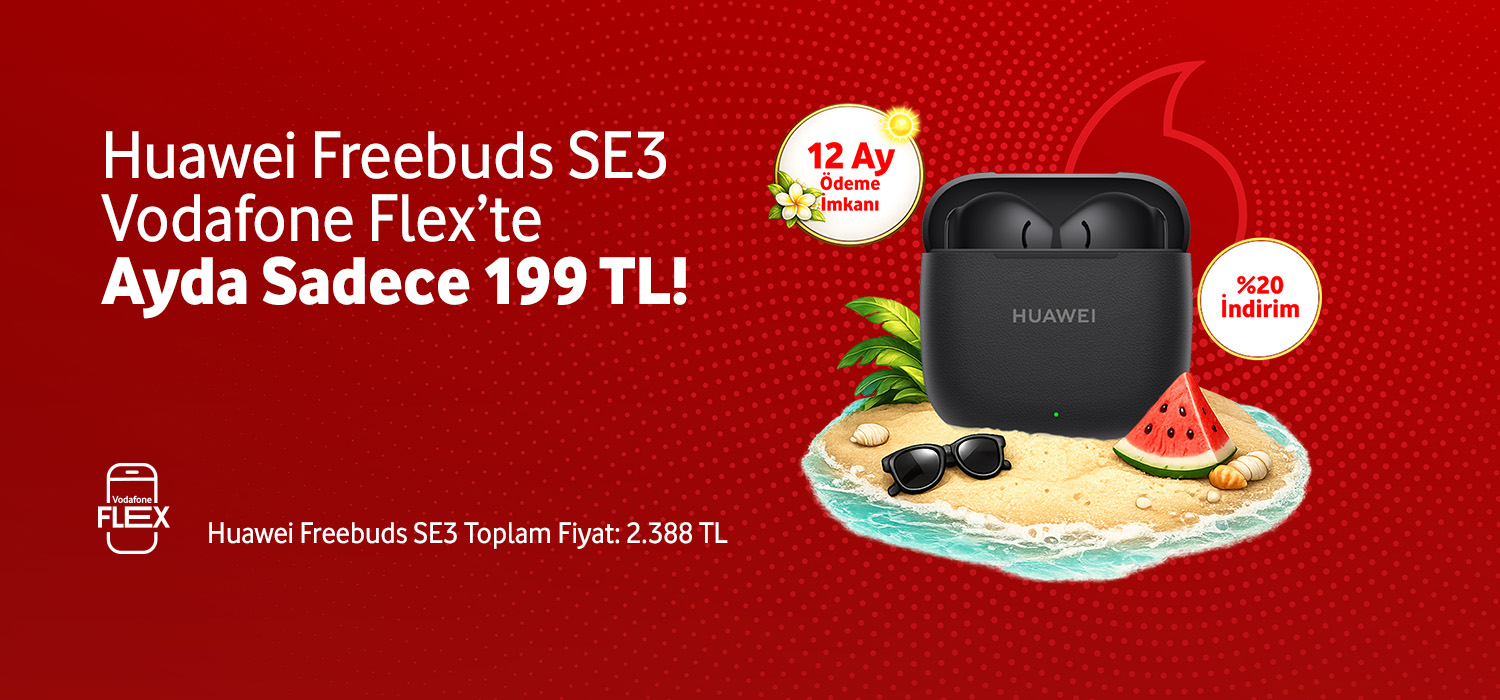 Huawei Freebuds SE3 Vodafone Flex'te - aksesuarlartab