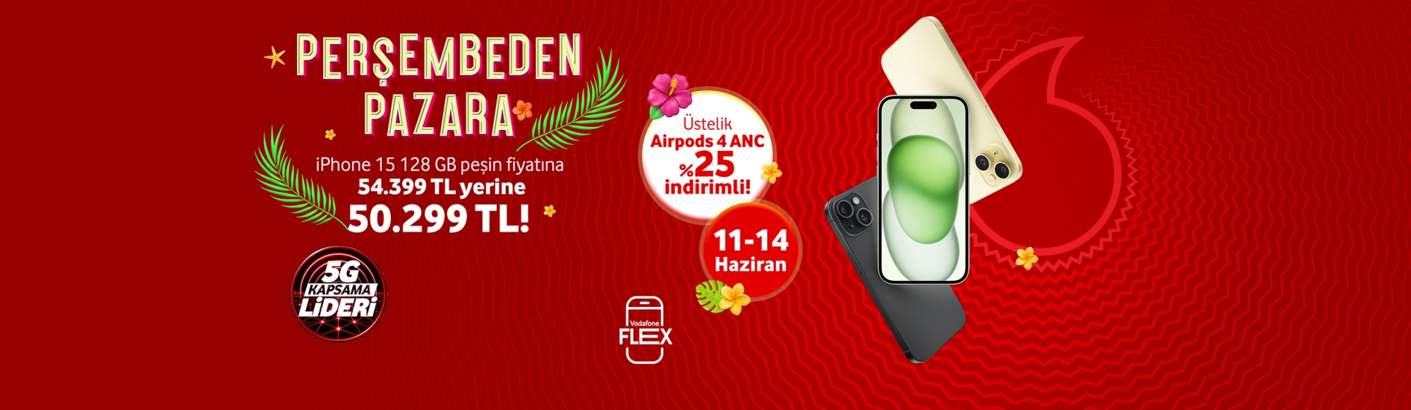 Perşembeden Pazara IPhone 15 - telefonlartab