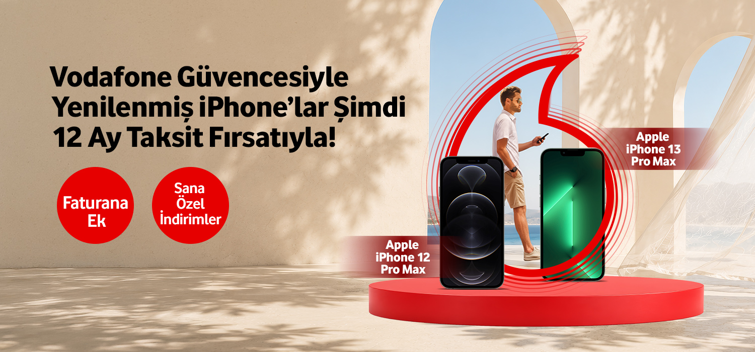 Vodafone güvencesiyle yenilenmiş İPhone'lar - yenilenmiştab