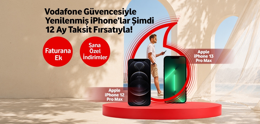 Vodafone güvencesiyle yenilenmiş İPhone'lar - yenilenmiştab